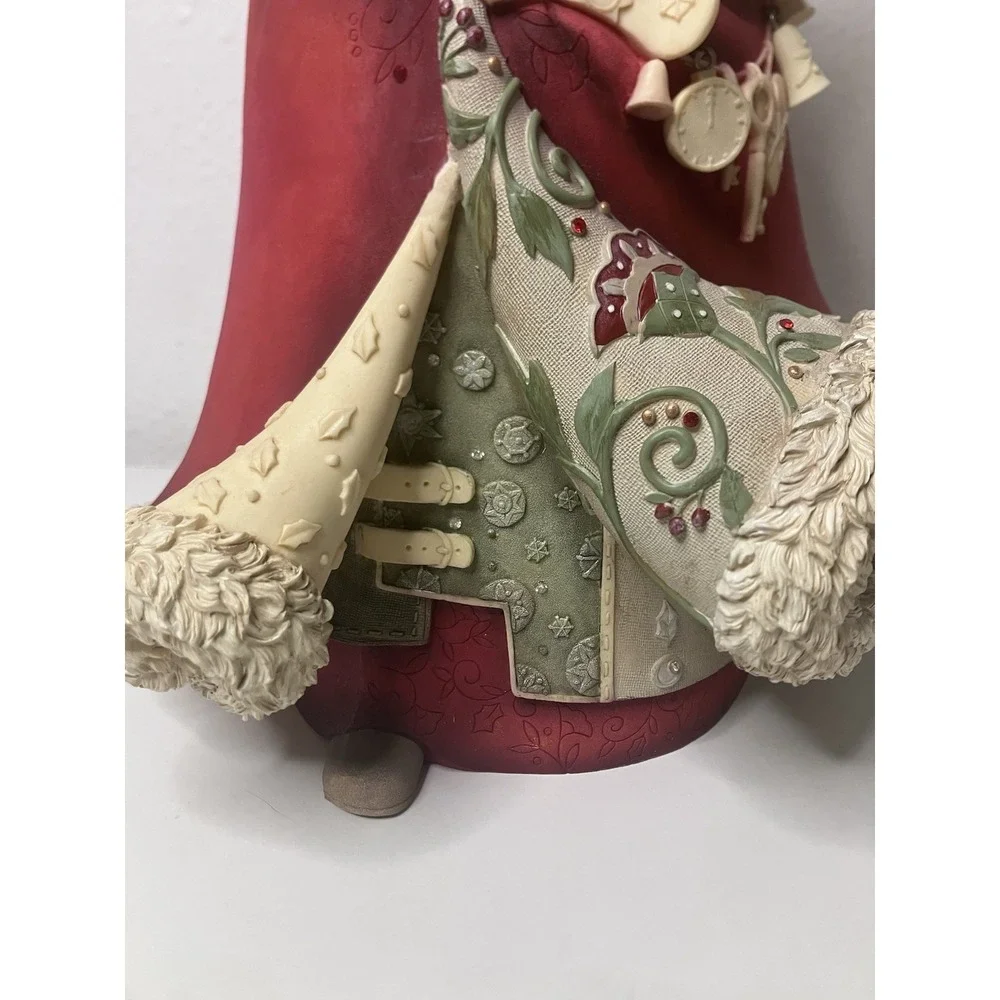 Retired Enesco The Heart Of Christmas Santa‎ Claus Figurine Marked 4027168